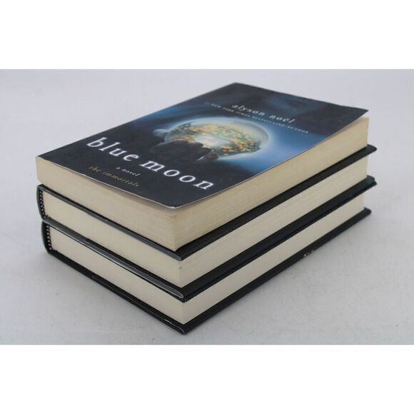 Alyson Noel The Immortals Dark Flame Blue Moon Everlasting Hb Lot - Picture 9 of 10